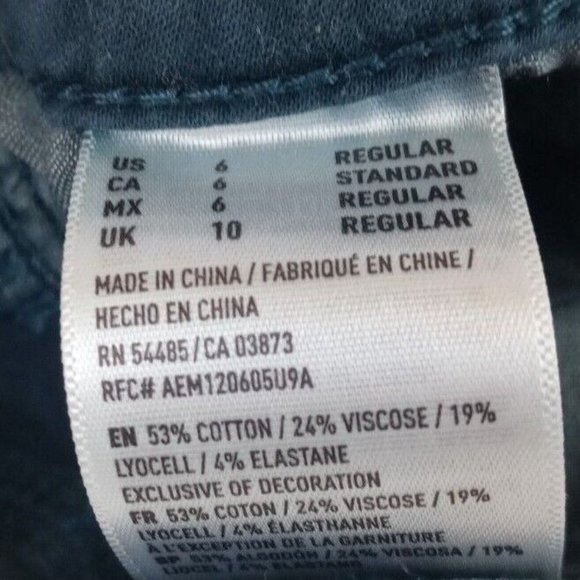 American Eagle Women's Super Stretch Jade Jegging Jeans Size 6 - Picture 10 of 11